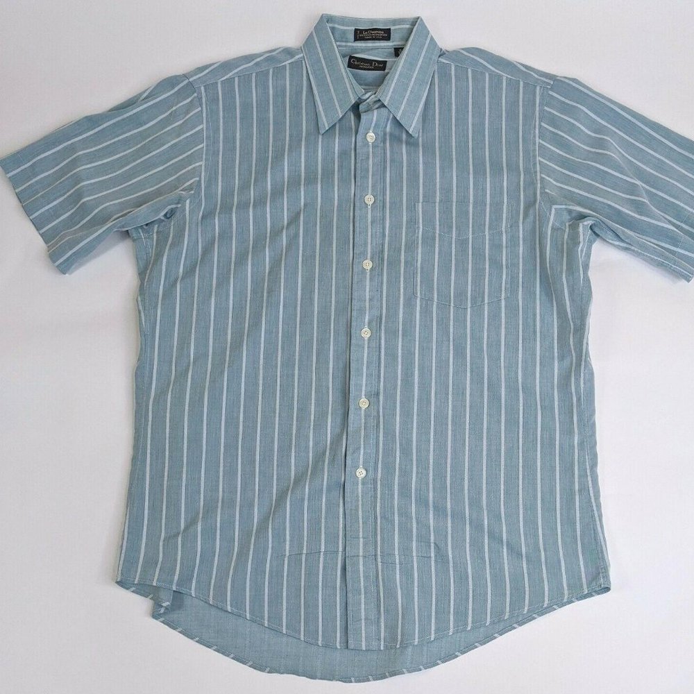 Christian Dior Short Sleeve Button Front Shirt